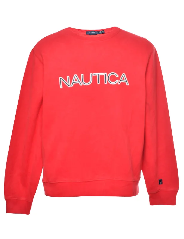 Nautica Printed Sweatshirt - M