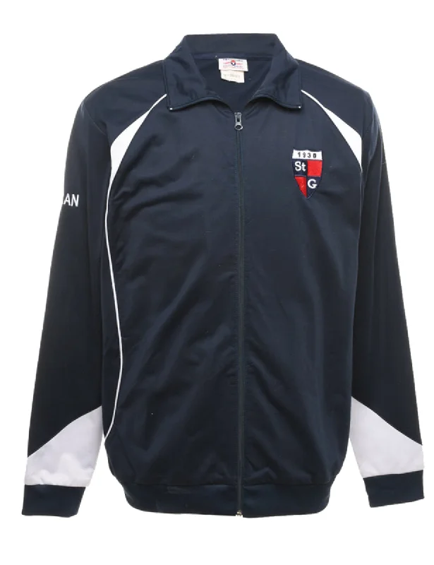 Navy Track Top - M