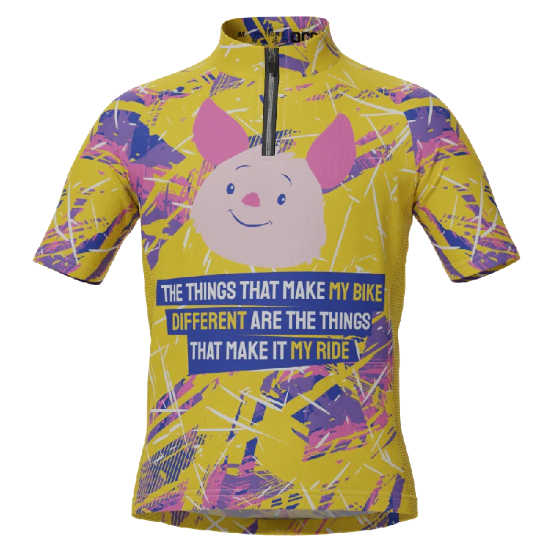 Kid's Piglet's Ride Short Sleeve Cycling Jersey