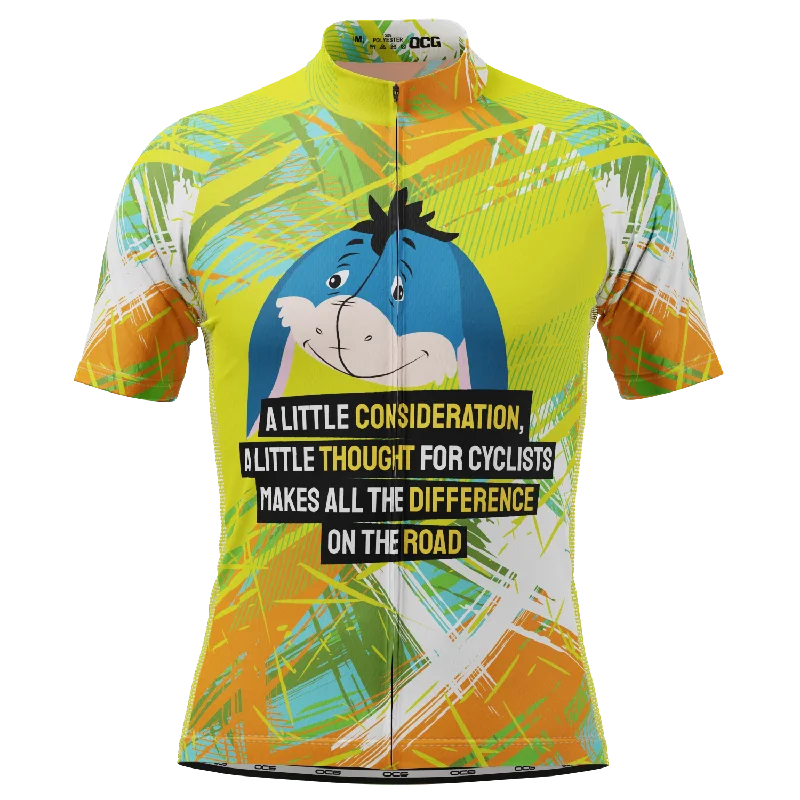 Men's Eeyore On The Road Short Sleeve Cycling Jersey