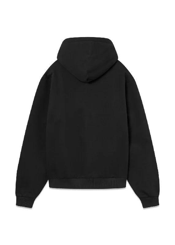 BOBA - OVERSIZED ZIP HOODIE - Pirate Black