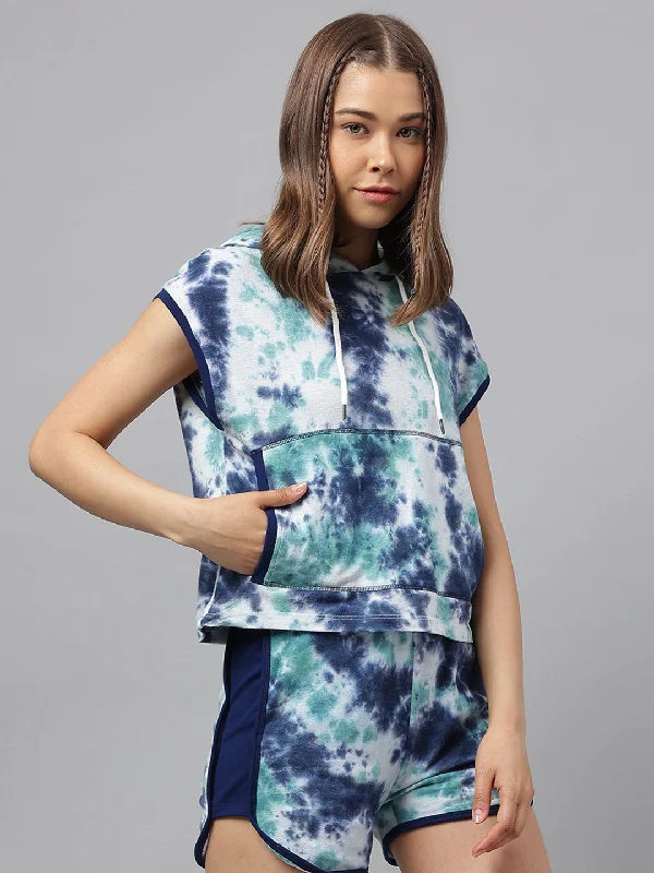 Fitkin Tie and Dyed Extended Sleeves Cotton Top