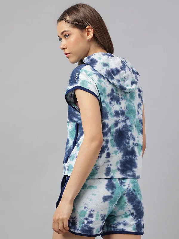 Fitkin Tie and Dyed Extended Sleeves Cotton Top