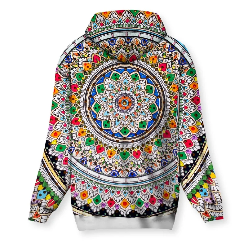 Infinite Mandala Womens Zip Hoodie