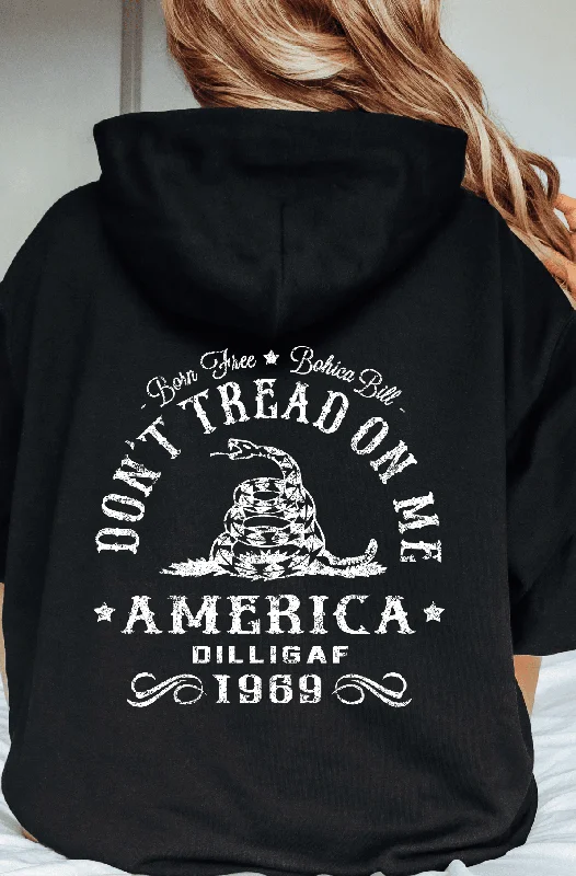 Ladies Don't Tread on Me Pullover Hoodie