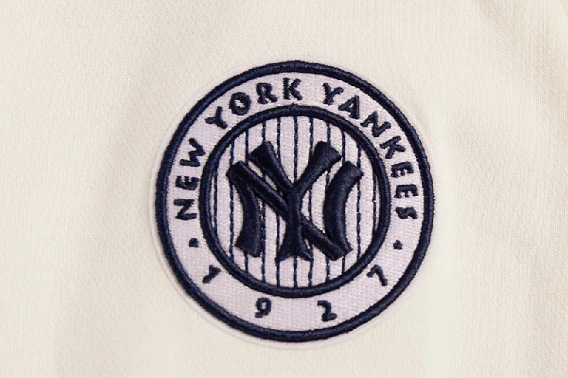 MLB NEW YORK YANKEES RETRO CLASSIC WOMEN'S CREWNECK (EGGSHELL/ MIDNIGHT NAVY)