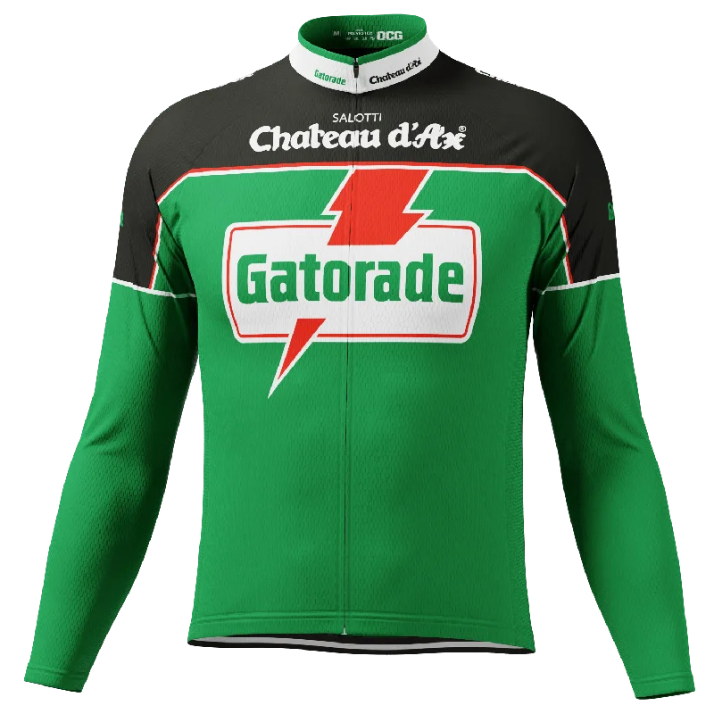 Men's Bolt Team Retro Long Sleeve Cycling Jersey