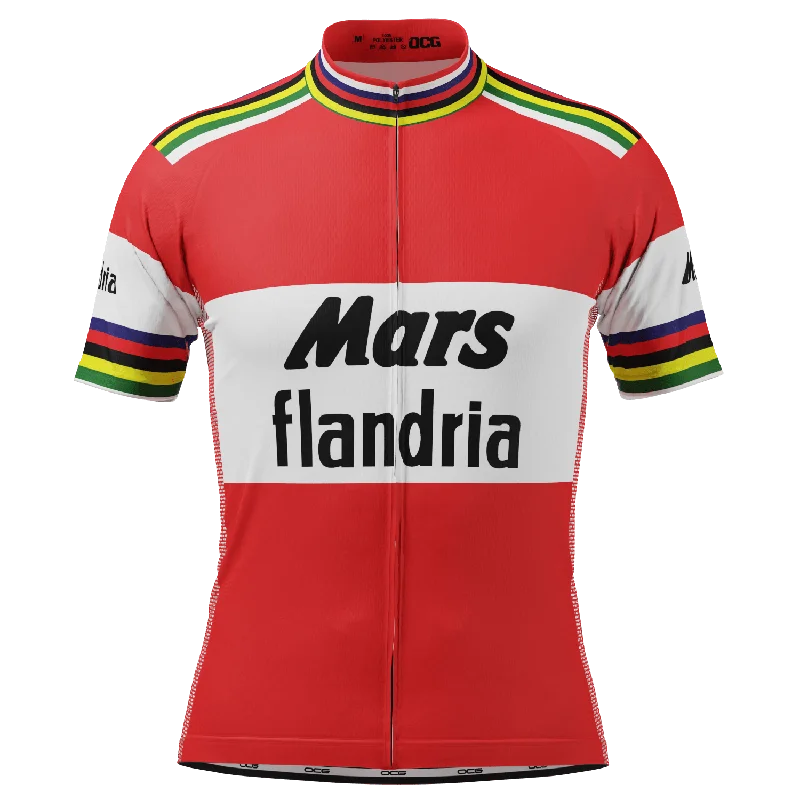 Men's Retro Flanders Short Sleeve Cycling Jersey