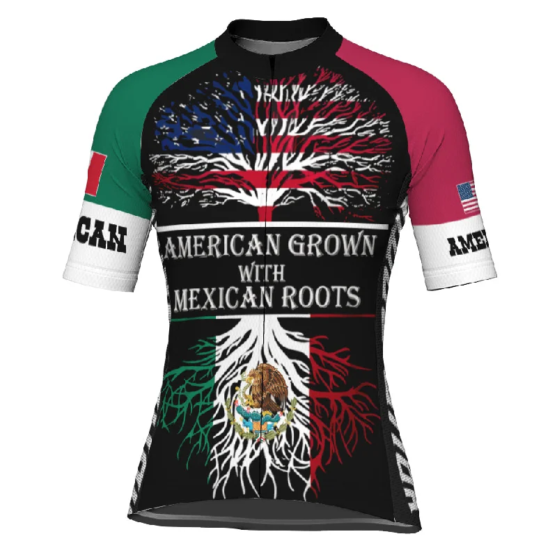 Customized Mexican American Cycling Jersey For Women