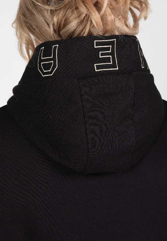 Tracey Cropped Hoodie - Black