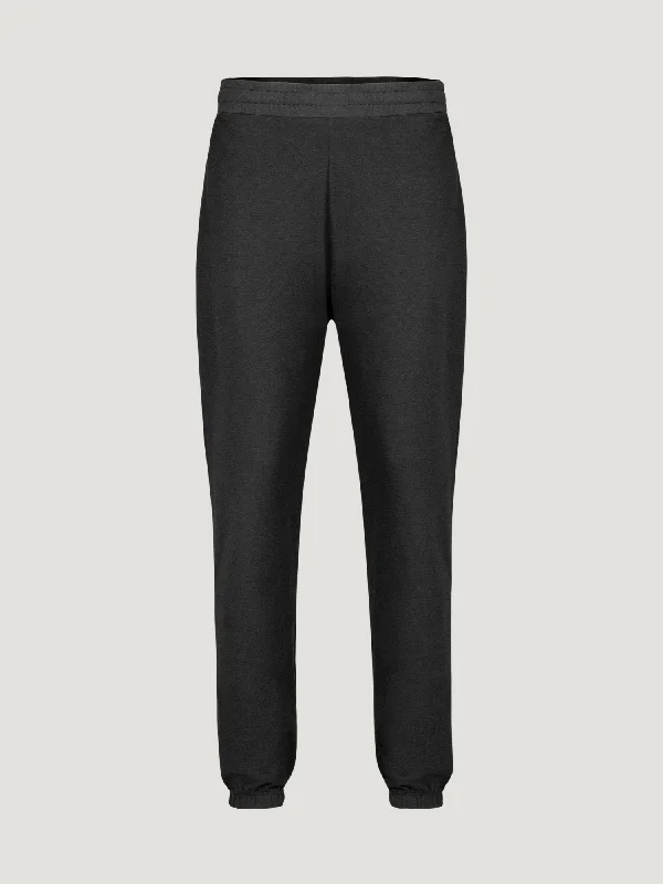 Women's Black Terry Jogger