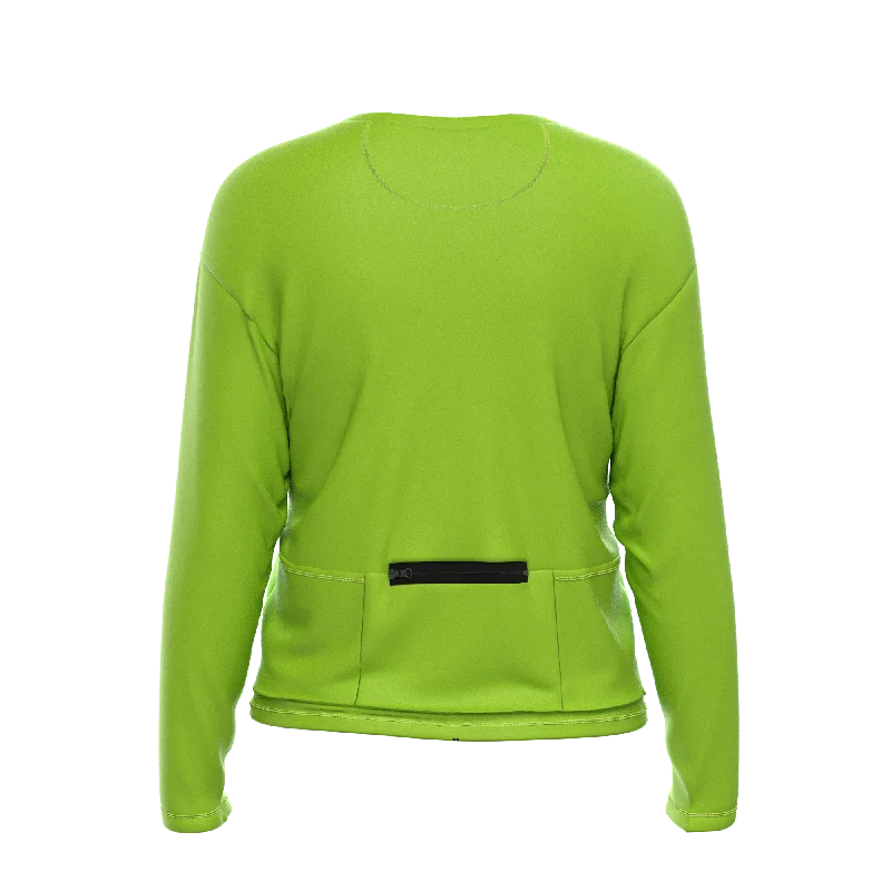 Women's Hi Vis Colors Long Sleeve Cycling Shirt